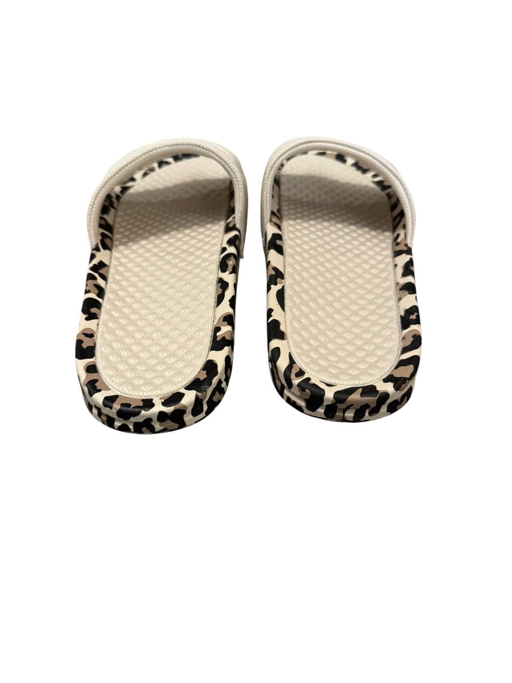 APL Knit Slide Sandals in Parchment/Leopard Men’s Size 11 - Picture 3 of 9